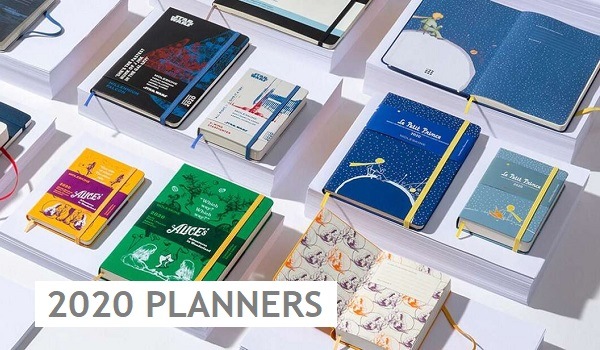 moleskine, agenda, guida agende 2020