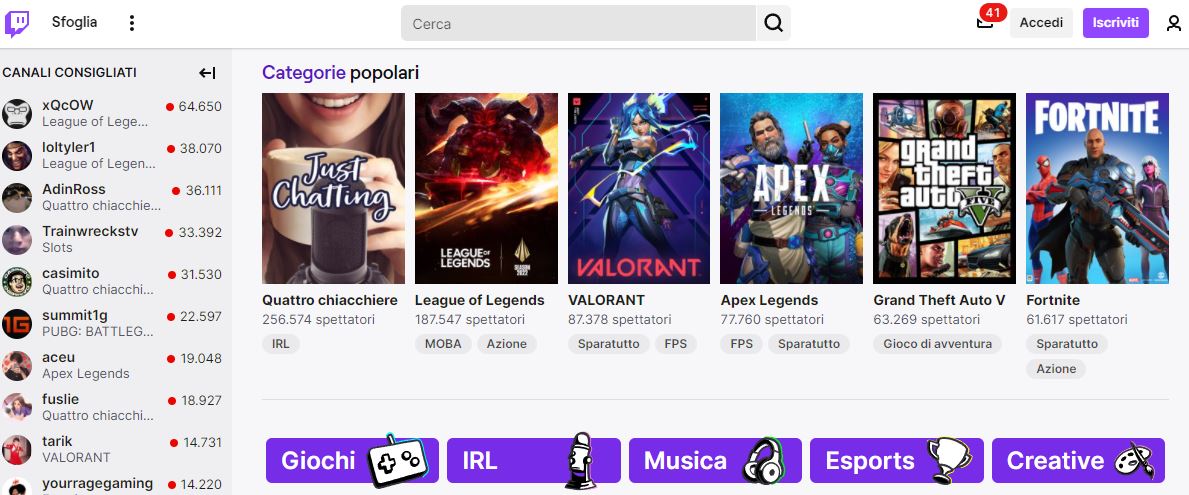 twitch screenshot